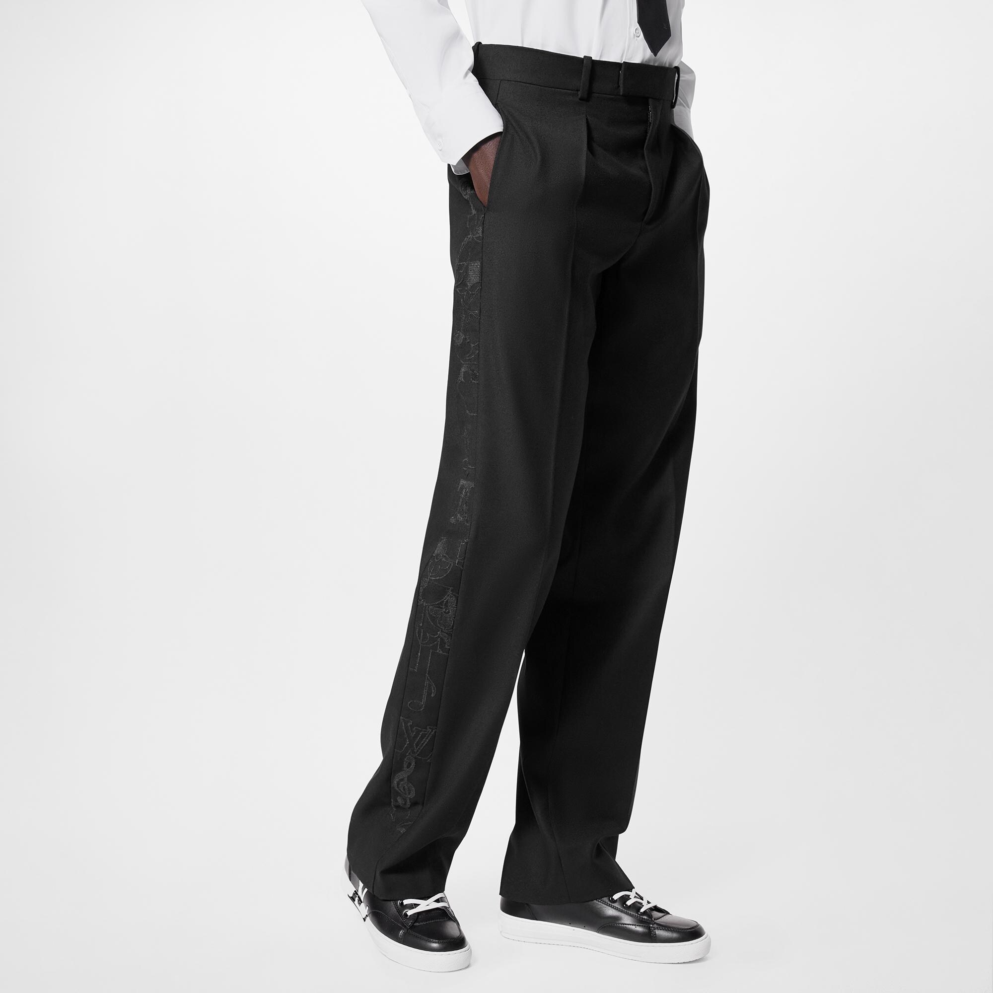 LV Music Line Tuxedo Pants Ready to Wear LOUIS VUITTON